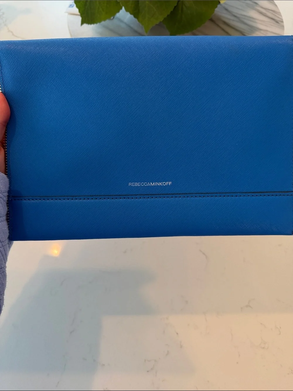 Rebecca Minkoff Blue Envelope Clutch Bag - Women